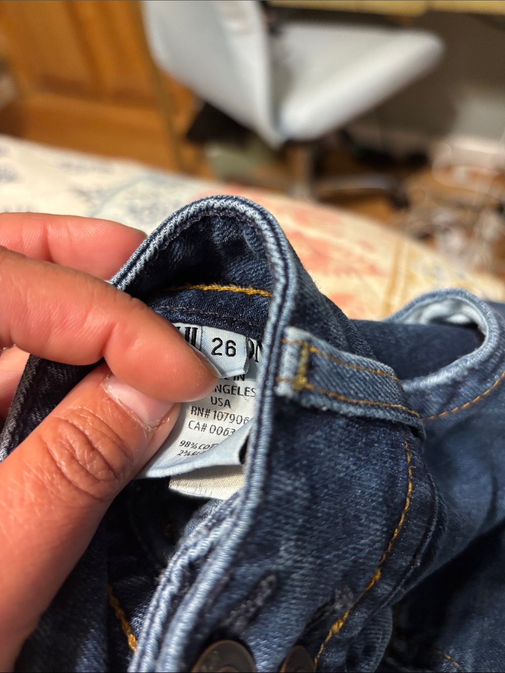 Hudson Jeans Dark Blue Flare Jeans - Picture 3 of 7